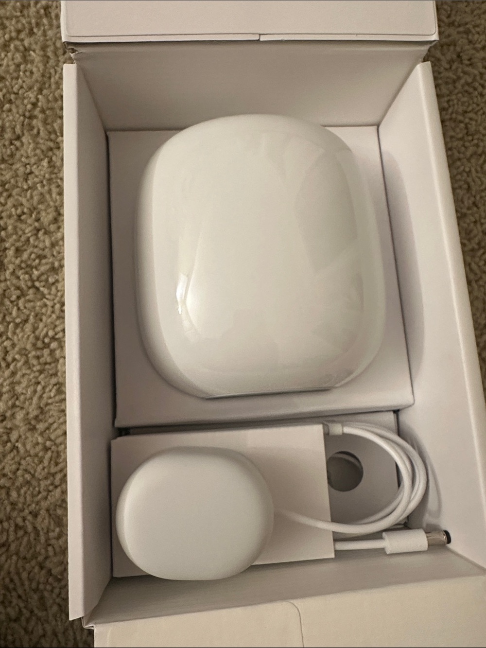 Google Nest Wifi Pro - White Mesh Router (Wi‑Fi 6E) Open Box - Picture 7 of 8
